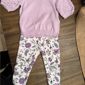 Janie and Jack Lilac Knit Top